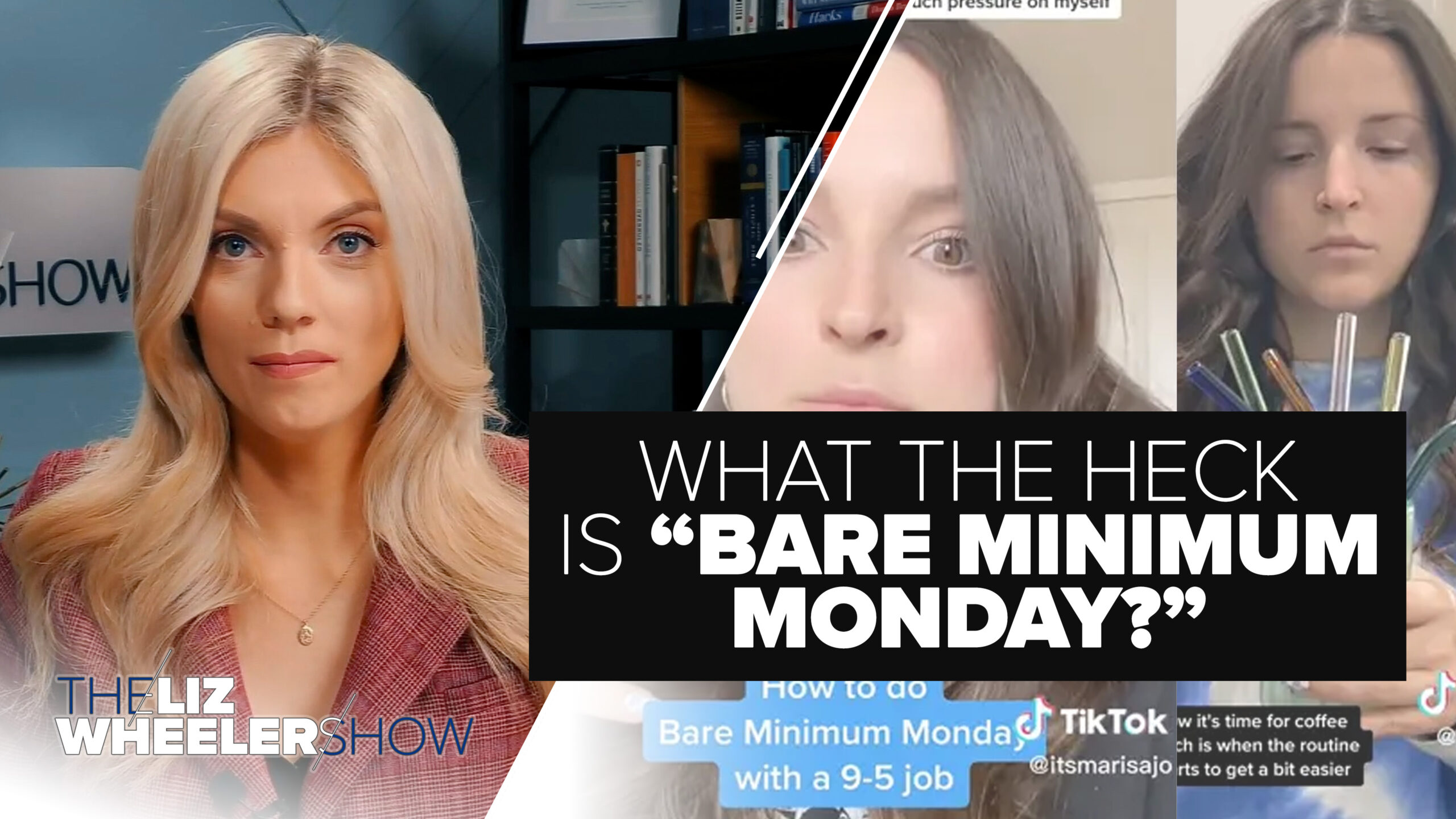 TikTok star Marisa Jo Mayes talking about 'Bare Minimum Monday'