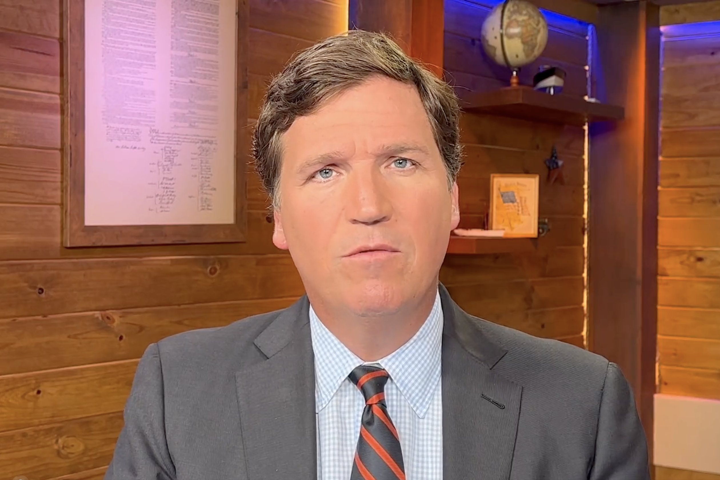 Tucker Carlson releases a video on Twitter about his Fox News departure