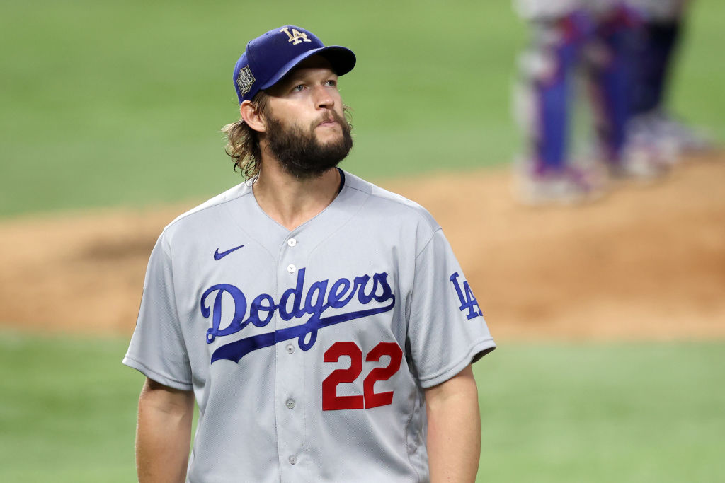 Los Angeles Dodgers Pitcher Clayton Kershaw During 2020 World Series