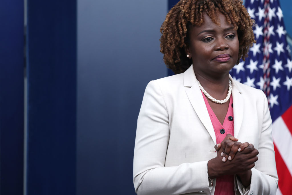 Press Secretary Karine Jean-Pierre Holds The Daily White House Media Briefing