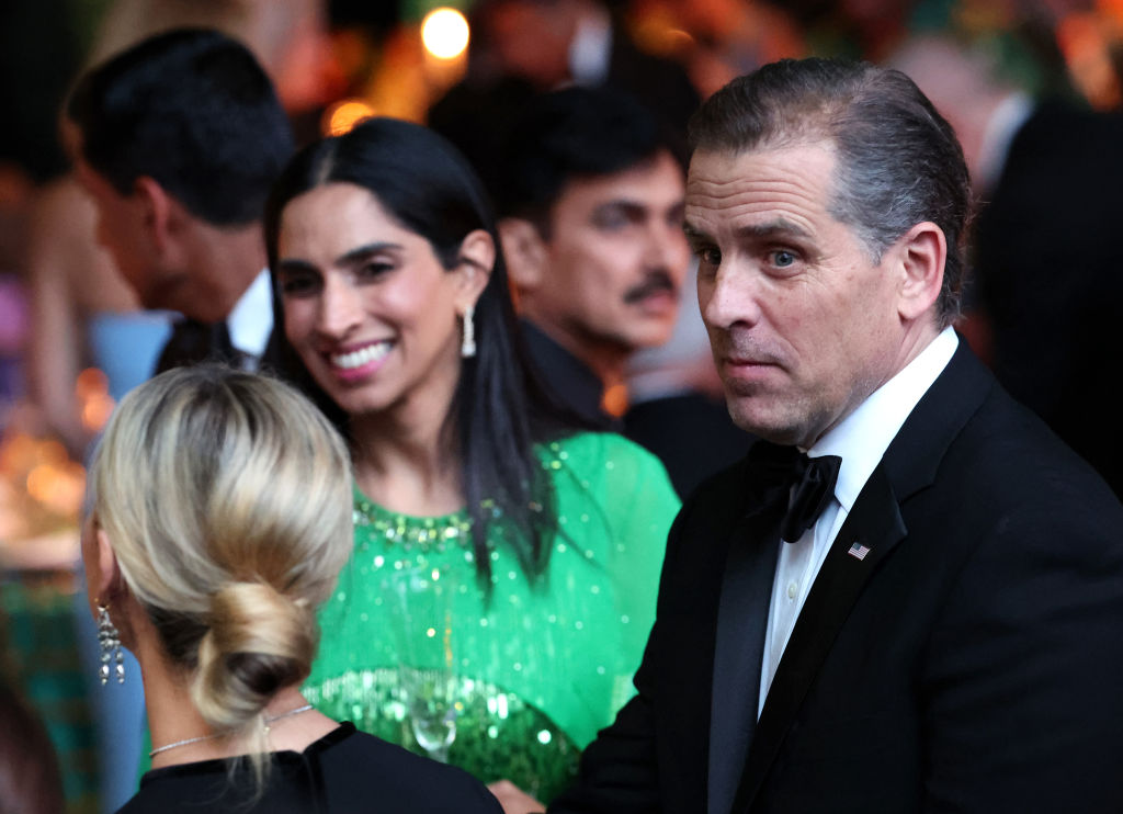 Hunter Biden, son of U.S. President Joe Biden, looks on during a state dinner at the White House on June 22, 2023 in Washington, DC.