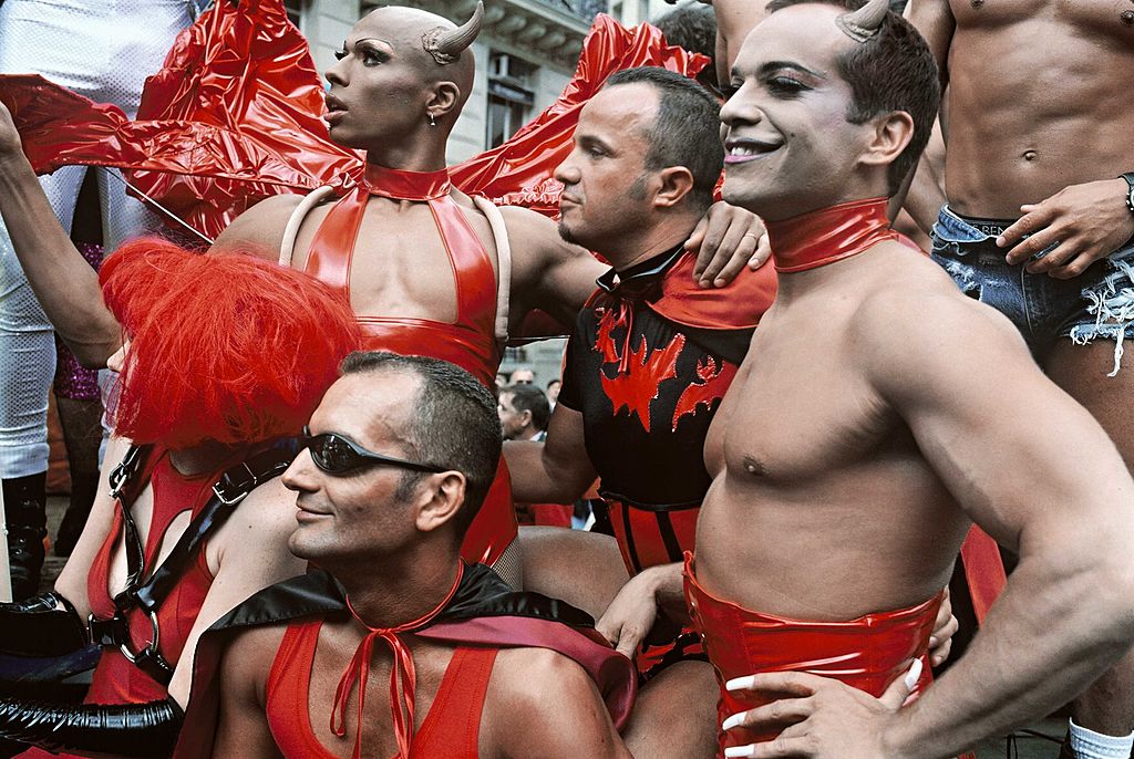 Gay Pride Parade in Paris, France