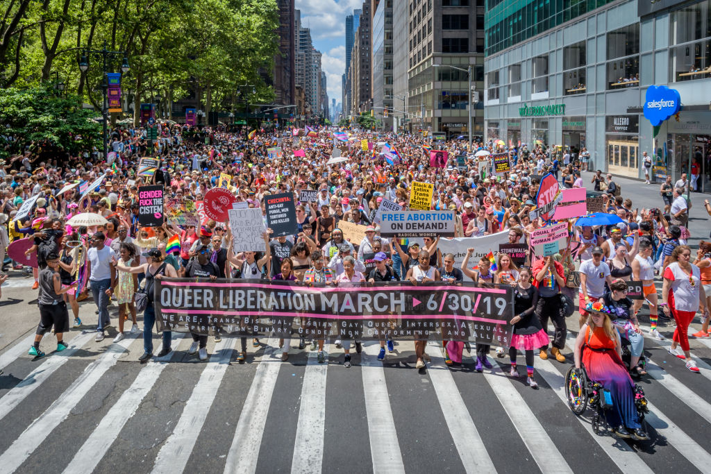 Thousands of New Yorkers ditched the corporate sponsored Heritage of Pride Parade to participate on the Reclaim Pride Coalition's Queer Liberation March.