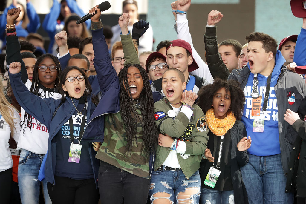 Activist students protesting