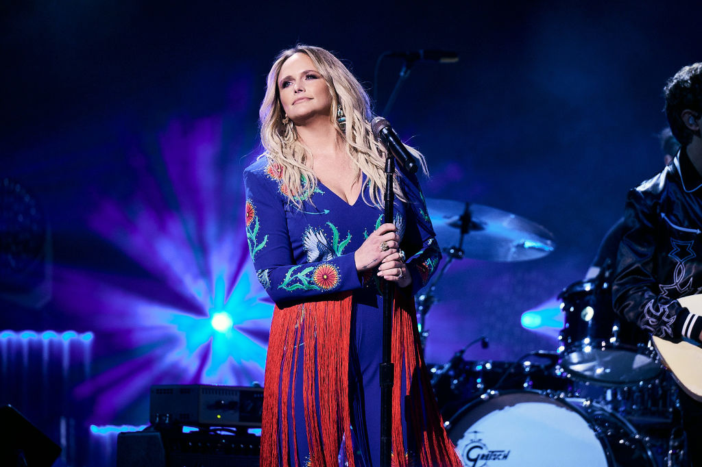 Miranda Lambert performs during the 55th annual Country Music Association awards at the Bridgestone Arena on November 10, 2021 in Nashville, Tennessee.