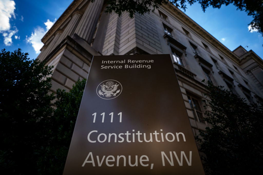 The Internal Revenue Service (IRS) building on Thursday, Aug. 18, 2022 in Washington, DC.
