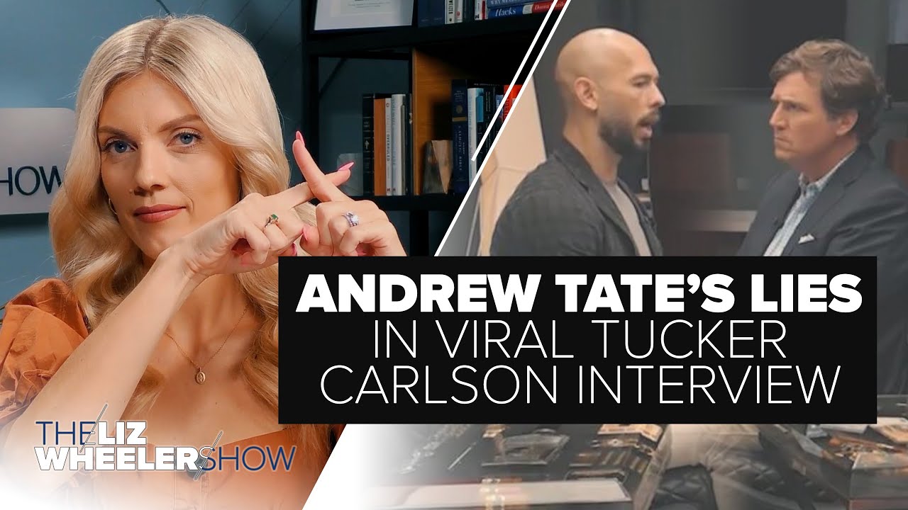 Tucker Carlson interviews Andrew Tate on his podcast show.