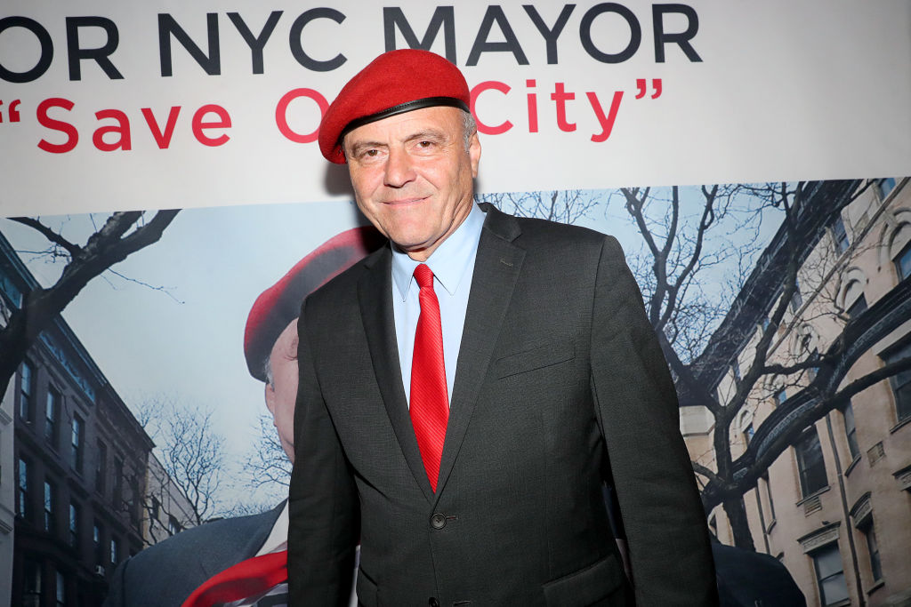 New York City Republican mayoral candidate Curtis Sliwa poses during his "Save Our City" Fundraiser at Thalassa on July 20, 2021 in New York City.