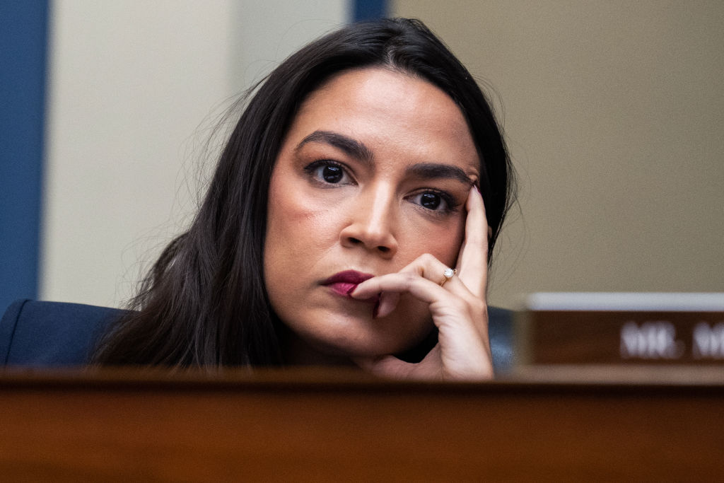 Rep. Alexandria Ocasio-Cortez, D-N.Y., attends the House Oversight and Accountability Committee hearing titled "The Basis for an Impeachment Inquiry of President Joseph R. Biden, Jr.," in Rayburn Building on Thursday, September 28, 2023.