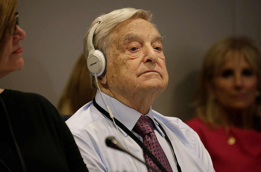 Investor George Soros attends a Private Sector CEO Roundtable Summit for Refugees during the United Nations 71st session of the General Debate at the United Nations General Assembly on September 20, 2016 at the UN headquarters in New York, New York.